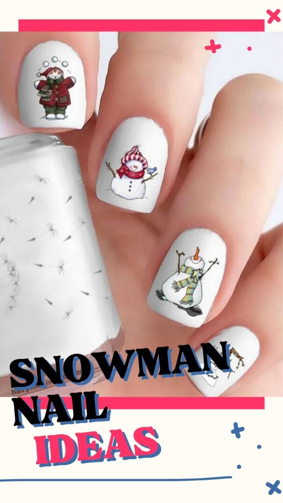 Snowman Nail Ideas