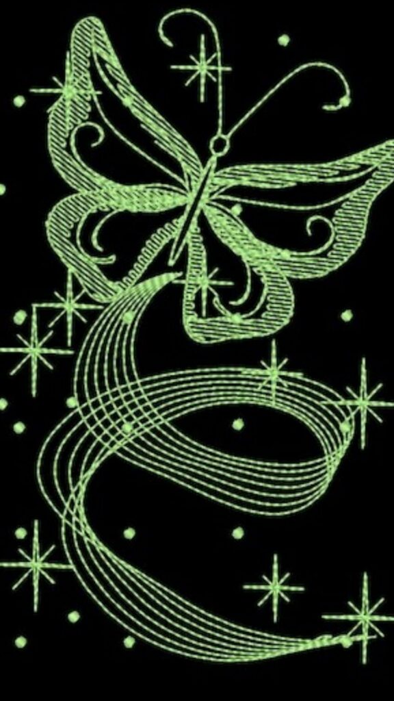butterfly Glow in the dark tattoos