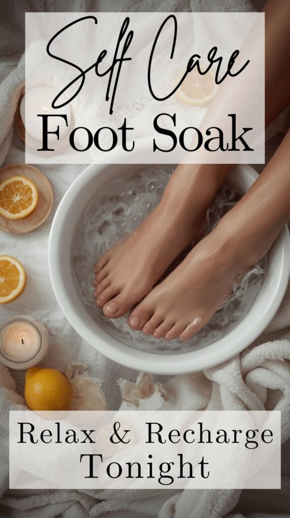 This self-care foot soak is all about slowing down and treating yourself. With calming ingredients and a warm basin of water, you’ll feel refreshed and ready to take on the week.