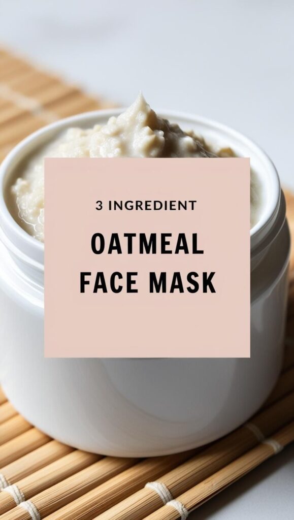 You only need 3 simple ingredients to make this ultra-soothing oatmeal face mask. It’s the easiest way to get glowing, calm skin at home—no harsh chemicals needed. 