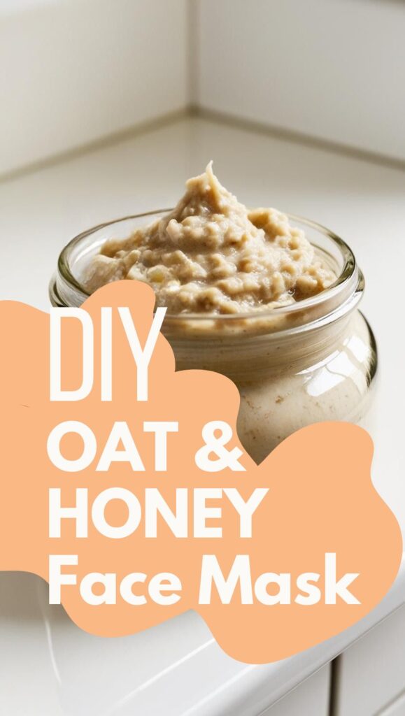 This DIY oat and honey face mask is your go-to for soft, radiant skin. It’s perfect for calming inflammation, reducing dryness, and giving your skin that natural glow.