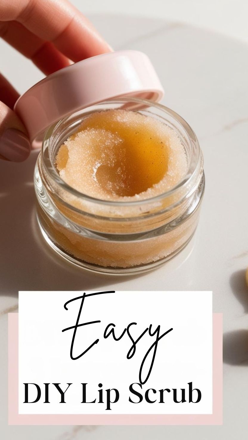 DIY Lip Scrub: The 2-Minute Hack for Soft, Kissable Lips