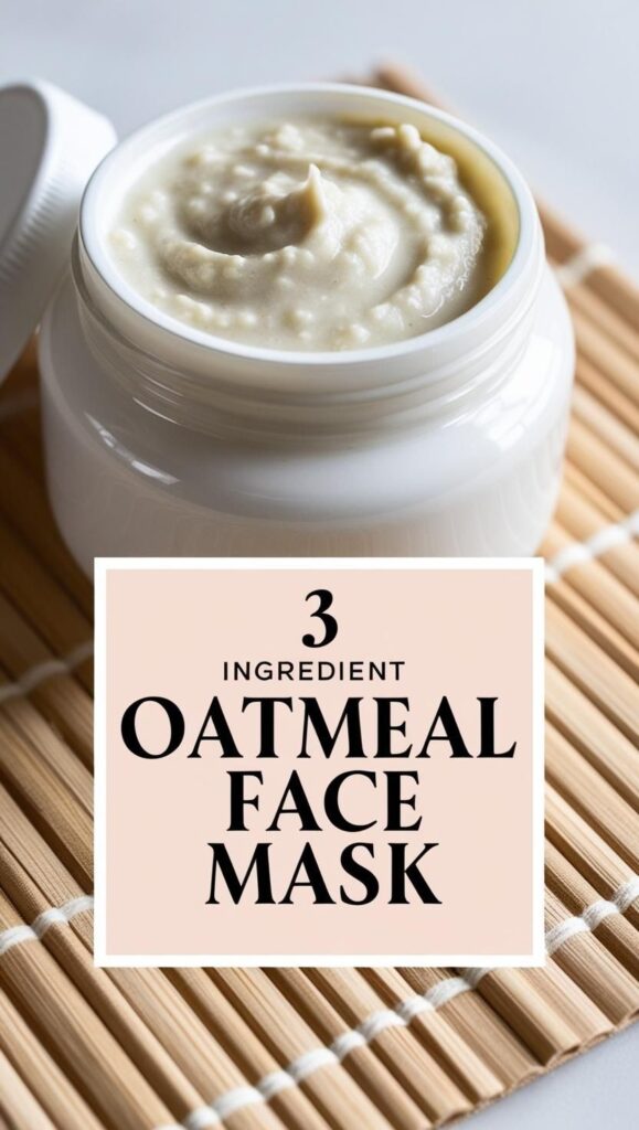 Looking for a natural face mask that really works? This 3-ingredient oatmeal blend is gentle, effective, and perfect for sensitive skin. A must-have in your skin care solutions. 