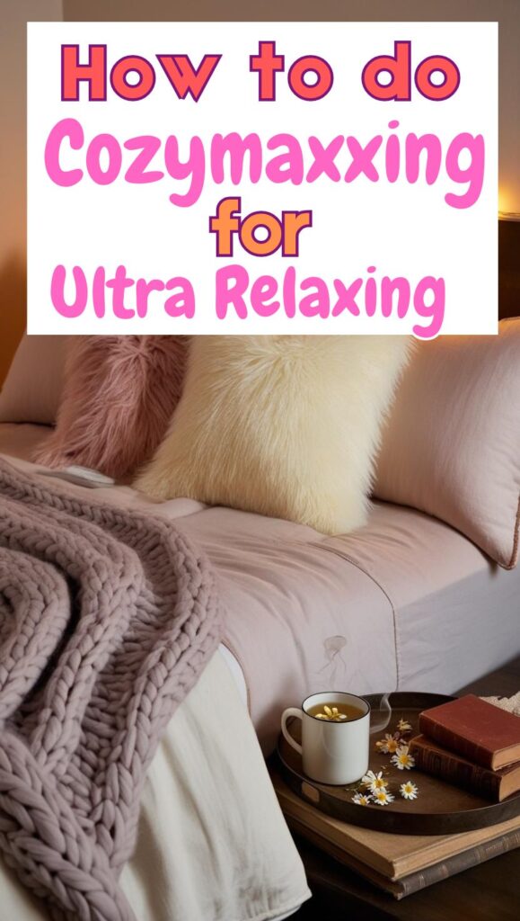 Unwind with this easy cozymaxxing guide that turns your space into a relaxation haven. Think soft textures, chamomile tea, and the ultimate comfort zone.