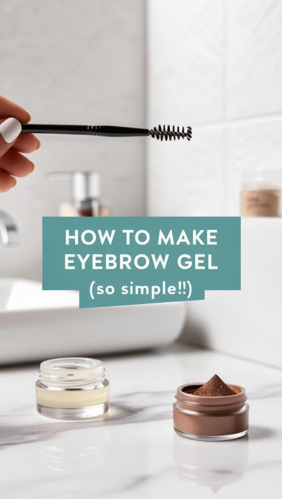 Looking for the easiest DIY eyebrow gel? This beginner-friendly recipe uses just a few ingredients and delivers amazing hold without any harsh chemicals. Perfect for anyone who loves natural beauty hacks and wants thick eyebrows naturally.