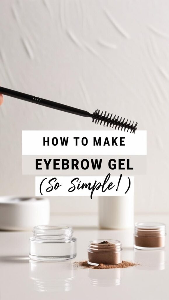 Get salon-worthy brows at home with this easy DIY eyebrow gel recipe. Mix in your favorite eyeshadow pigment and tame those brows with a long-lasting, natural finish. This beauty trick is perfect for minimalists and beginners alike.