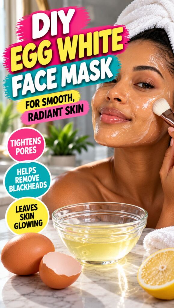 Looking for an easy homemade mask for smoother, radiant-looking skin? Learn how to make an egg white mask at home and discover why this simple ingredient is so popular in natural face skin care routines, especially for anyone concerned about the appearance of pores and blackheads on face.