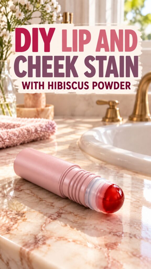 A sheer tint or a deeper berry look? Start light and build your color with this DIY lip and cheek stain. Learn how to make a vegetable glycerin lip stain with hibiscus powder, plus tips for applying thin layers and using jojoba oil for DIY makeup. Explore this easy DIY makeup for the holidays, including ingredient checks and handling guidance.