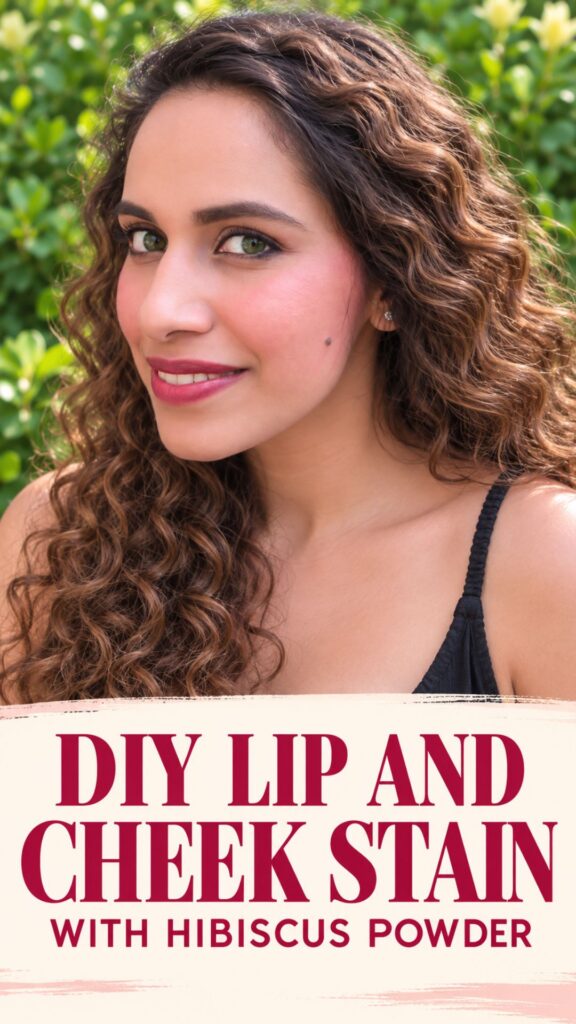 Love a soft flush without a full face of makeup? Learn how to apply cream blush with fingers, then use the same gentle tapping technique with this liquid hibiscus tint. I’ll show you how to blend thin layers for a no-makeup makeup natural blush look or add more color for a night out. Read the tutorial for the recipe and application tips.